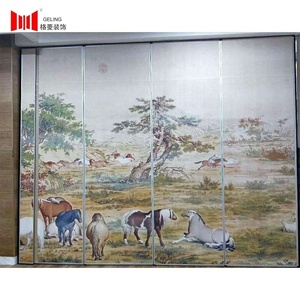 Vách Ngăn Di Động Cho Khách Sạn Vách Ngăn Trang Trí Văn Phòng Tường Cách Âm Vách Ngăn Kéo Đẩy Gấp Gọn Bằng <span class=keywords><strong>H</strong></span>ợp Kim Nhôm Di Động - Product Image 5