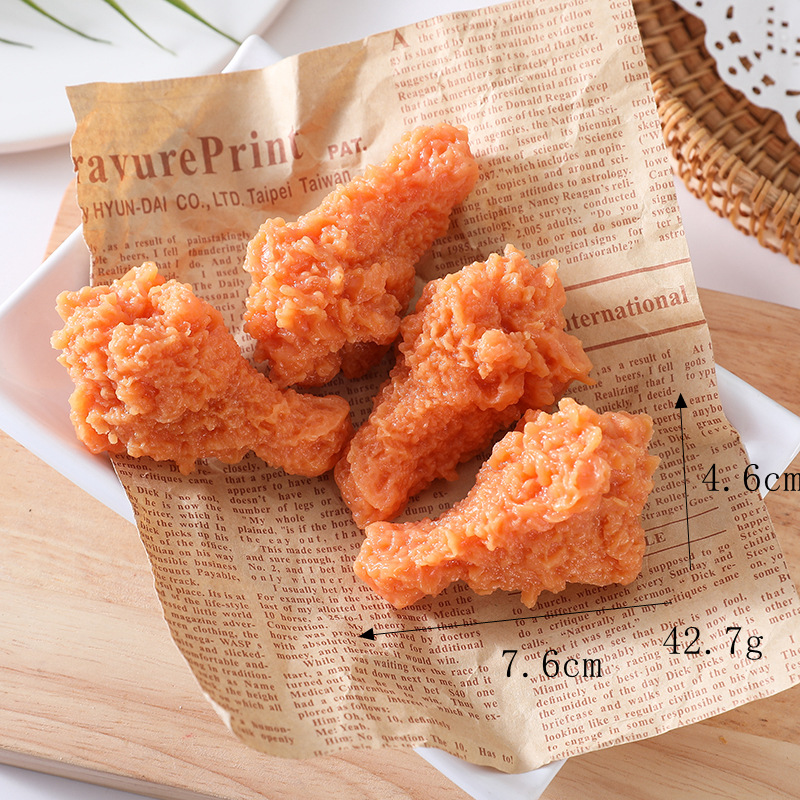 Cuisse de poulet frite 2-modèle de couleur vive