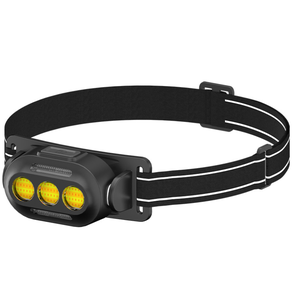 COB <span class=keywords><strong>LED</strong></span> Màu Đỏ Màu Xanh Ấm Áp Ánh Sáng Màu Vàng Đèn Pha Mini Xách Tay Cưỡi Câu Cá Đi Bộ Đường Dài USB Có Thể Sạc Lại Cảnh Báo Không Thấm Nước Đèn Pha - Product Image 1