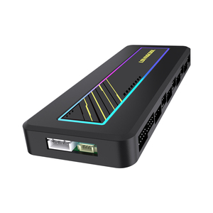 Controlador de Ventiladores PWM Lovingtcool, Hub de Ventiladores ARGB de 5V y 3 Pines para Caja de PC, Controlador RGB Sincronizado para Ventiladores de Refrigeración e Iluminación - Product Image 5