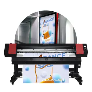 Mesin cetak Poster baru Printer nonair ramah lingkungan Xp600 Digital 2023 untuk pencetak vinil komersial