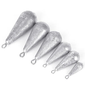 Plomb de pêche en forme de goutte d'eau avec anneau, poids de 10g à 300g, pour la pêche en mer et la pêche sur les rochers, fonction durable - Product Image 1