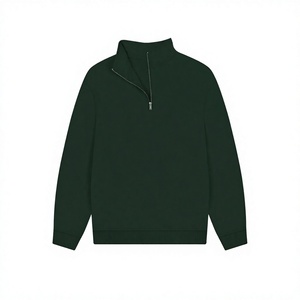 Unisex Quarter Zip Sweater Casual Wear Breathable Stylish Comfortable <b>Pullover</b> <b>Men</b> Women Best Selling All Season Lightweight - Product Image 1