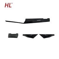 Panneau de garniture intérieure de voiture en fibre de carbone imitation bois, prix de gros, pour BMW Nouvelle Série 5 G60 G68 2024-2027