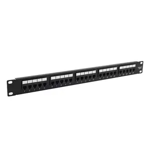 Rj11 telefone patch painel 25 portas cat3 Voz módulo terminal placa conector Rack instalação rede Gabinete de engenharia oem