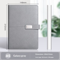 Carnet de notes professionnel A5 personnalisé avec couverture rigide en cuir PU magnétique, ligné, logo personnalisé
