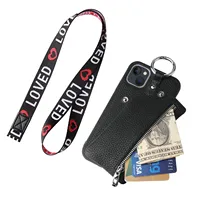 Étui de téléphone portefeuille bandoulière en similicuir antichoc fait main pour femmes pour iPhone 17 Pro Max 16 Plus 15 14 13 12 11 X 8 7