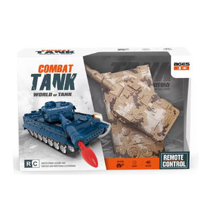 <span class=keywords><strong>Jouet</strong></span> de <span class=keywords><strong>char</strong></span> de combat <span class=keywords><strong>militaire</strong></span> télécommandé électrique à quatre canaux avec son léger - Product Image 6