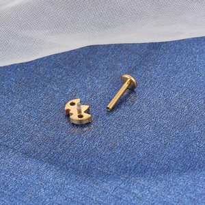 <span class=keywords><strong>Gaby</strong></span> G23 Titanio Bonito Ópalo 16G Minimalista para Boda y Compromiso, Piercing Labret de Base Plana para Oreja, Tragus, Cartílago, Hélix, Concha y Lóbulo - Product Image 5