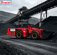 Chargeur minier électrique Tuoxing TC-200E 75KW, capacité nominale de 4 tonnes, volume de godet de 2 m³ pour une meilleure qualité de l'air souterrain et une économie d'énergie