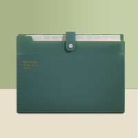 Carpeta de Archivo Tipo Acordeón Vintage con Logotipo Personalizado, Gruesa, de PP, con 5, 8 o 12 Bolsillos, Organizador de Documentos Expandible