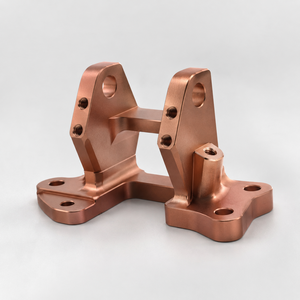 Soporte de Montaje de Aluminio Anodizado Hecho a Medida Según Dibujo OEM, Fabricante de Mecanizado CNC para Piezas de Equipos Industriales - Product Image 1