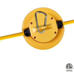 40W/80W <b>LED</b> Construction String <b>Light</b> 50ft/100ft Temporary <b>Work</b> <b>Light</b> Heavy Duty Portable Job Site Lighting for Building,Tunnel - Product Image 4