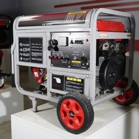 Générateur d'essence professionnel 10 kW 15000/15000T triphasé 230/400V AVR à démarrage électrique pour l'alimentation des chantiers