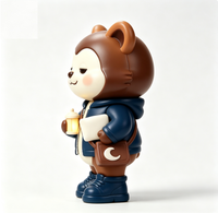 Figurine d'art de collection personnalisée en forme d'écureuil, statue de dessin animé en PVC, fabrication OEM en Chine, figurine personnalisée pour la vente en gros de produits de marque