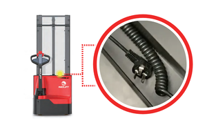 Carretilla elevadora eléctrica con batería de litio, 1600Kg, 1,6 toneladas, apilador de palés con CIIO - Product Image 5