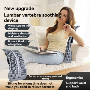 XLAN Appareil de massage lombaire pour soulager et étirer la colonne vertébrale, traction dorsale, correction posturale et <span class=keywords><strong>exercice</strong></span> - Product Image 5