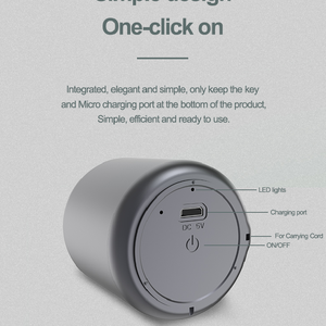 Type-c cổng cảm ứng di động mini TWS loa không dây với 400mAh pin <span class=keywords><strong>Bluetooth</strong></span> Loa không dây - Product Image 5