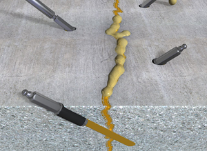 Mortier d'injection polyuréthane moderne certifié CE, hydrofuge, à prise <span class=keywords><strong>rapide</strong></span>, pour étanchéité murale de salle de bain, acier et béton - Product Image 6