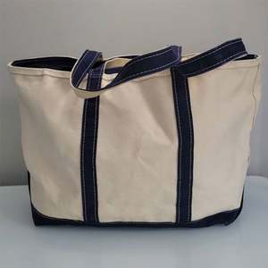 Bolsa de Compras con Asas para Sublimación, Bolsa de Lona de Algodón Orgánico con Asas de Cuerda y Logotipo Personalizado, Bolsa Grande de Playa - Product Image 1