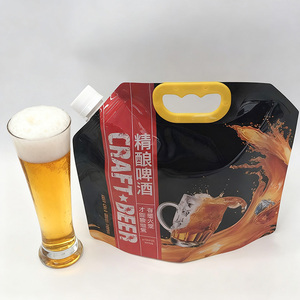 Bolsa de Aluminio de 5L con Boquilla, a Prueba de Fugas, Portátil, con Impresión en Huecograbado para Agua Mineral, Cerveza, Champaña, Tequila, Vodka - Product Image 5