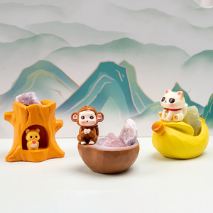 Yu Mo Craft - Juego de Adornos de Cristal con Figuras de Animales, Caja Sorpresa, Regalo, 6 Piezas, Aleatorio, Unisex, Sweet Dreams Every Night - Product Image 3