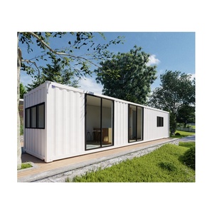 Maison conteneur de luxe en bois prête à l'emploi, personnalisable, compatible mobile, marque <span class=keywords><strong>PINGUI</strong></span>, garantie 1 an, design moderne, usine chinoise en expansion - Product Image 1