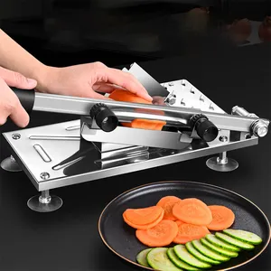 Stainless Steel Handheld Manual Frozen Meat Slicer Beef Slicing Cutting  Machine