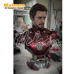 Vente <span class=keywords><strong>en</strong></span> gros de figurines <span class=keywords><strong>en</strong></span> résine <span class=keywords><strong>Avengers</strong></span> GK, buste de Iron Man MK3, statue de <span class=keywords><strong>film</strong></span> d'animation, figurine de Iron Man Spider-Man pour la décoration de la maison - Product Image 2