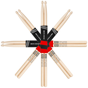 Baquetas MUSO Hickory 5A 5B 7A con Logotipo Personalizado, Precio de Fábrica, Accesorios para Instrumentos de Percusión - Product Image 1