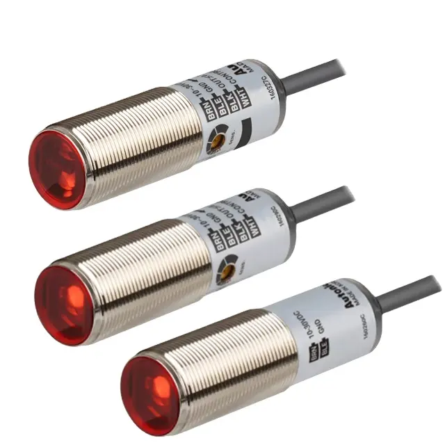 موصلات الاستشعار منتشر نوع عاكس Autonics الصناعية الكهروضوئية USA LED بالأشعة تحت الحمراء