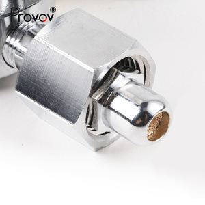 Ajustable 4-16psi Latón niquelado Cuerpo de válvula grande Helio <span class=keywords><strong>CO2</strong></span> H2 Nitrógeno Oxígeno Gas mixto Regulador de presión de doble etapa - Product Image 4