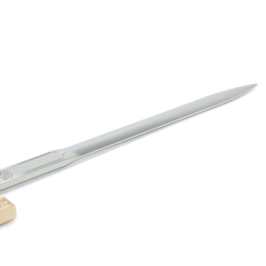 <span class=keywords><strong>Dios</strong></span> Jesucristo Caballero sobre cuchillo abridor Biblia religión recuerdos regalos decoración oro plata personalizado carta abridor espada - Product Image 4