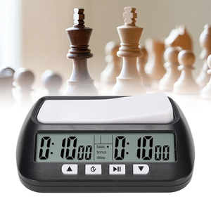 Reloj Temporizador Digital Profesional J&R para Ajedrez, <span class=keywords><strong>con</strong></span> Función de Cuenta Regresiva/Ascendente, para Juegos de Mesa - Product Image 1