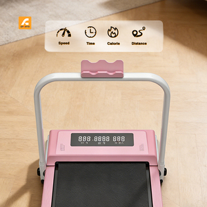 Caminadora Eléctrica Plegable Mini para Debajo del Escritorio con Pantalla LED, Caminadora Portátil de Color Rosa para Uso en el Hogar y Gimnasio - Product Image 5