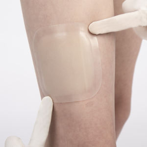 Perban hidrokoloid hidrokoloid pembalut luka jenis tipis 5cm 'x5cm kain Huawei gratis CE EO Non Woven pembalut luka 2 tahun - Product Image 6