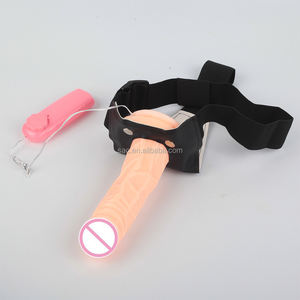 Verstelbare leren slipje, gepassioneerde <span class=keywords><strong>strapon</strong></span> met vibrerende penis en riem, seksspeeltje, strap-on dildo voor vrouwen en lesbiennes - Product Image 6