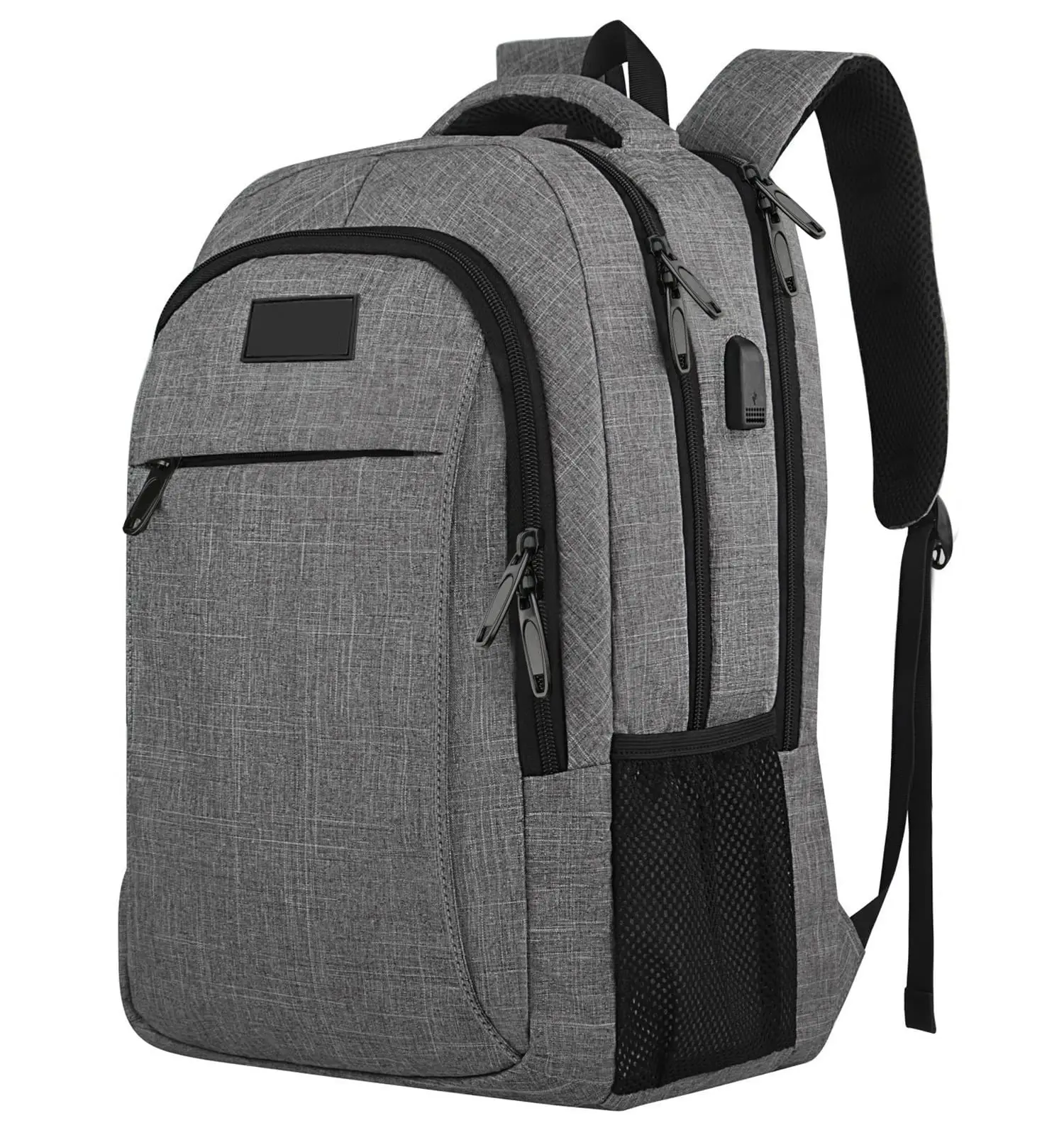 Vente en gros Sac pour ordinateur portable oxford étanche 18 pouces USB pour hommes Sac à dos scolaire personnalisé de voyage