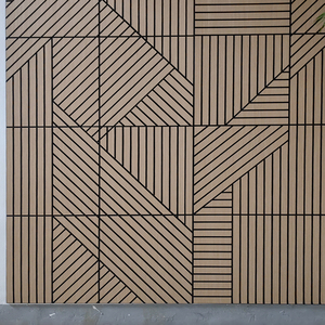 <span class=keywords><strong>2025</strong></span> hiện đại bằng gỗ màu Veneer cách âm Bảng điều khiển âm thanh mới thiết kế Polyester tấm cho khách sạn và căn hộ - Product Image 4