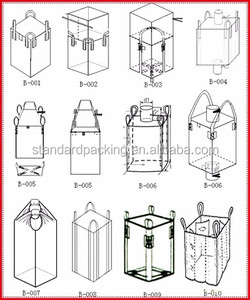 Food Grade PP Plastic Woven FIBC <strong>Bulk</strong> <strong>Bag</strong> 500kg-3Ton U-Shaped Flat Bottom Flour Rice Grain Safety Factor 5:1 - Product Image 2