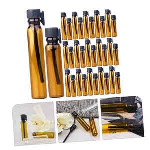 New 1ml <b>Mini</b> Empty Perfume Tester Sample Oil Decant Glass <b>Spray</b> <b>Bottle</b> Atomizer with Screen Printing and Pump Sprayer - Product Image 2