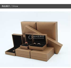 Wholesale Custom PU Leatherette Paper Jewelry <b>Box</b> Luxury Earring Bangle Bracelet Pendant <b>Ring</b> <b>Box</b> Jewelry Packaging Paper <b>Box</b> - Product Image 3