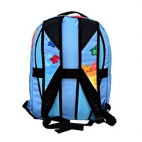 Sac à dos éducatif sur le thème des dinosaures pour enfants, motif T-Rex, sac d'école en forme de cœur, sac à dos urbain pour étudiants, pour apprendre à accepter les différences