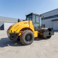 Compacteur routier vibrant durable de 8 tonnes pour la construction routière et les projets d'ingénierie municipale