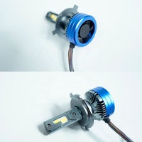 Bombillas LED de Alta Potencia para Faros Delanteros de Automóvil, 12V, 240W, 240000Lm, 4575 LED, 6000K, H1, H4, H7, H11, H13, 9005, 9006, 9007, con Ventilador Turbo y Luz Antiniebla