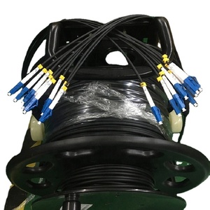 8 lõi Singlemode CPRI vá dây môi trường khắc nghiệt bọc thép Duplex LC sợi cáp quang - Product Image 1