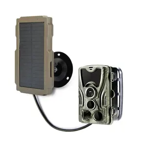 6V/12V Ingebouwde 3000Mah Batterij Us/Eu Plug Outdoor Zonnepaneel Oplader Voor Suntek Hunting Trail Camera