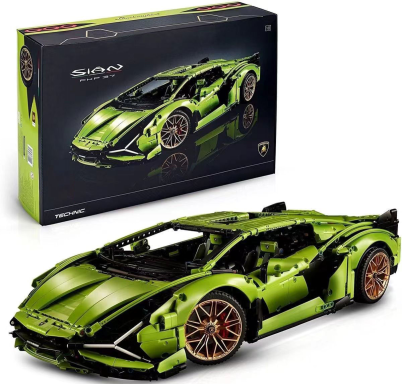 L.amborghini verde Non assemblato