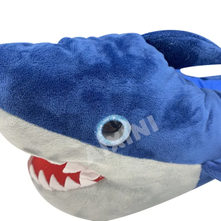 Heetste Pluche Dier Slipper Kids Huis Slippers Shark Slaapkamer Slippers Pluche Custom