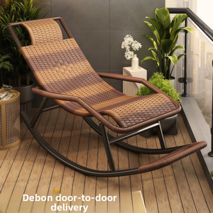 Cojines Modernos de Doble Capa Metálicos para Tumbona 2026, para Hogar, Balcón, Dormitorio, Sala de Estar, Villa, Uso en Exteriores, Silla Mecedora Ajustable - Product Image 2
